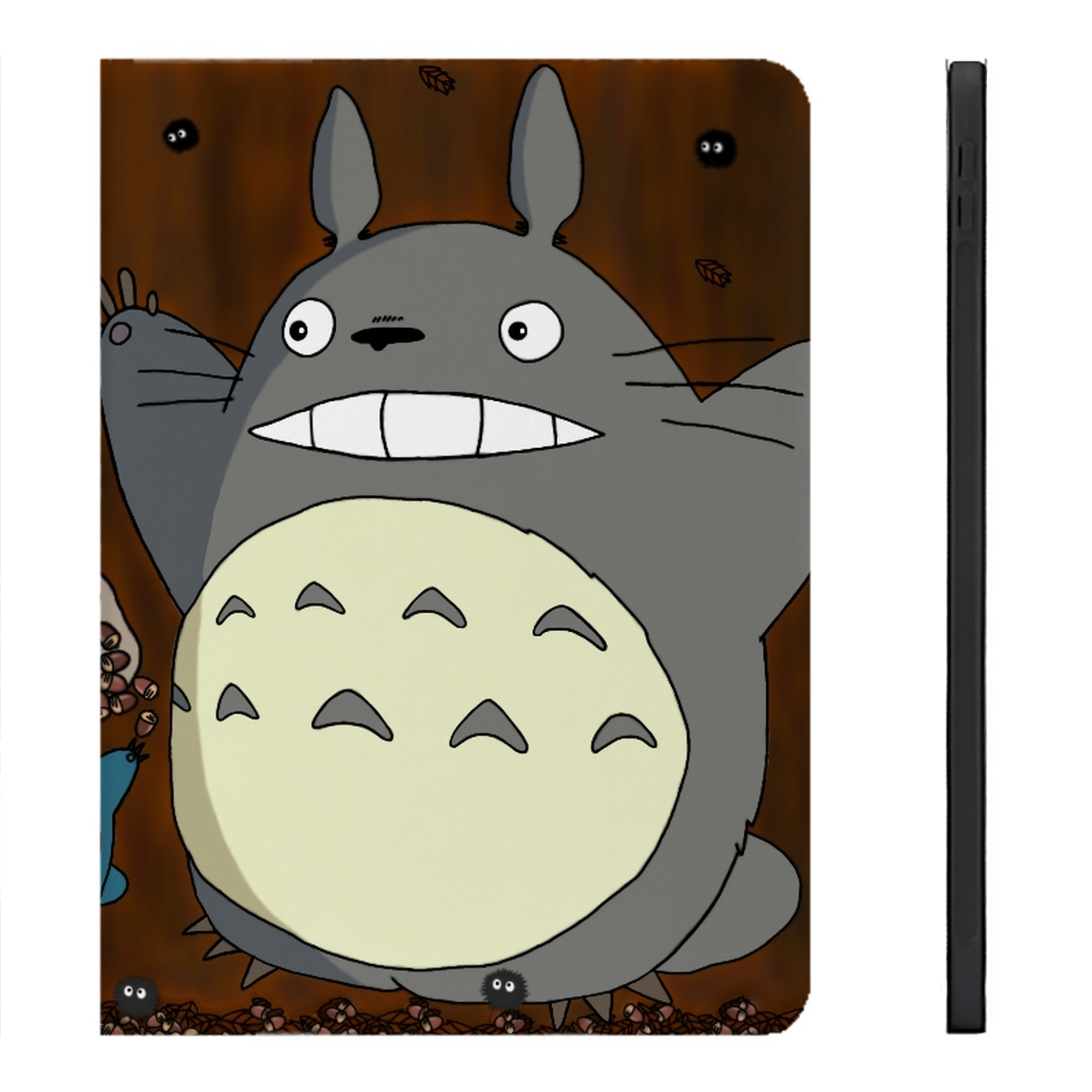 （画像用） となりのトトロ 草壁メイ 草壁サツキ My Neighbor Totoro Satsuki Kusakabe Mei Kusakabe IPadケース ペンホルダー付き ブックスタイルデザイン